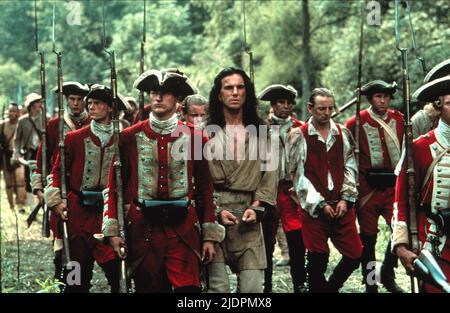 DANIEL DAY - Lewis, der Letzte der Mohikaner, 1992 Stockfoto