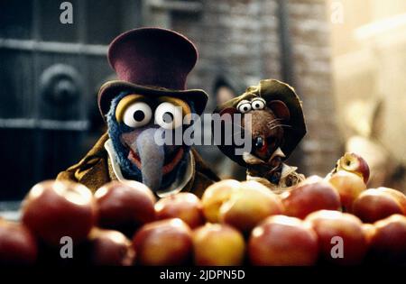 GONZO, Rizzo, die Muppet CHRISTMAS CAROL, 1992 Stockfoto