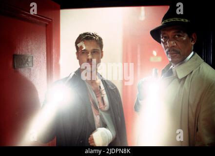 PITT, FREEMAN, SE7EN, 1995 Stockfoto