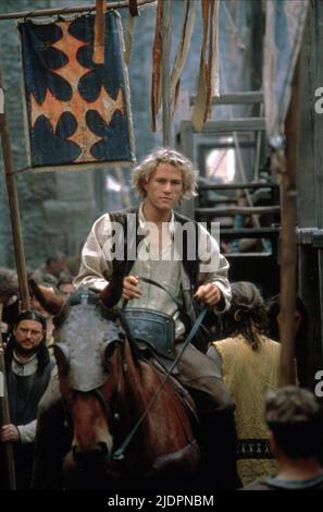 HEATH LEDGER, Ritter aus Leidenschaft, 2001 Stockfoto