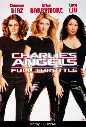 BARRYMORE,DIAZ,POSTER, CHARLIE'S ANGELS: VOLLGAS, 2003, Stockfoto