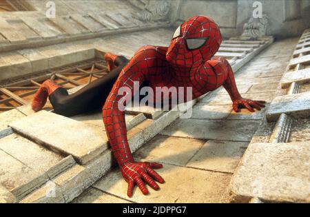 TOBEY MAGUIRE, SPIDER-MAN, 2002, Stockfoto