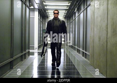 ARNOLD SCHWARZENEGGER, TERMINATOR 3: AUFSTIEG DER MASCHINEN, 2003, Stockfoto