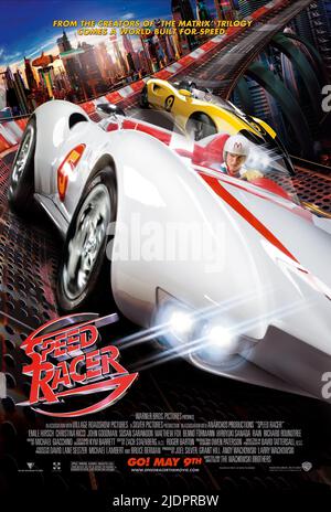 EMILE HIRSCH POSTER, SPEED RACER, 2008, Stockfoto