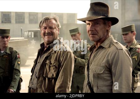 WINSTONE, FORD, INDIANA JONES UND DAS KÖNIGREICH DES KRISTALLSCHÄDELS, 2008, Stockfoto