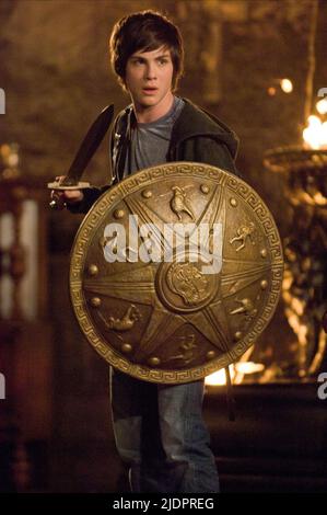 LOGAN LERMAN, PERCY JACKSON UND DIE OLYMPIONIKEN: DER BLITZDIEB, 2010, Stockfoto