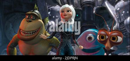 LINK,GINORMICA,B.O.B.,P.H.D., MONSTER VS. ALIENS, 2009, Stockfoto