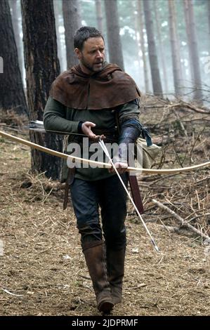 RUSSELL CROWE, ROBIN HOOD, 2010, Stockfoto