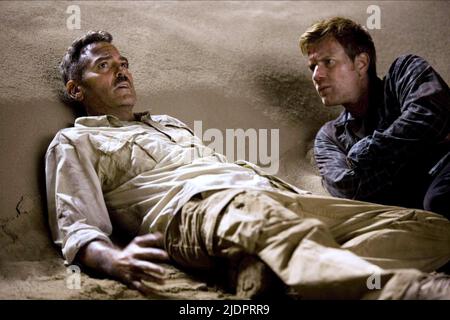 CLOONEY, MCGREGOR, DIE MÄNNER, DIE ZIEGEN ANSTARREN, 2009, Stockfoto