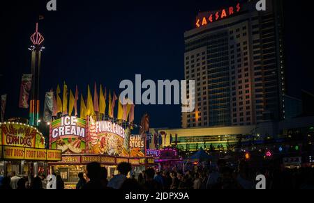 Bild vom Windsor Riverfront Carnival von World Finest Shows Stockfoto