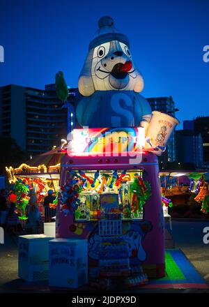 Bild vom Windsor Riverfront Carnival von World Finest Shows Stockfoto