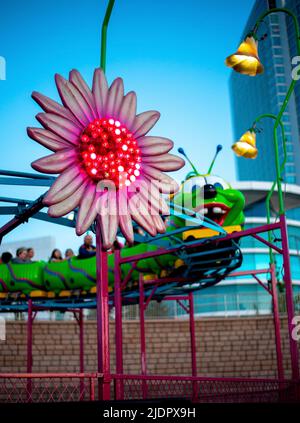 Bild vom Windsor Riverfront Carnival von World Finest Shows Stockfoto