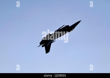 F-16 Tiger Demo Team der Polnischen Luftwaffe Stockfoto