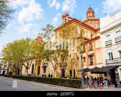 Real Parroquia de Santa María Magdalena de Sevilla - Sevilla, Spanien Stockfoto