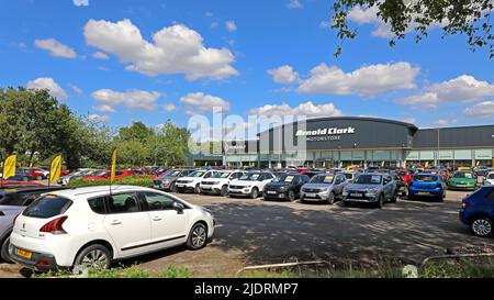 Arnold Clarke Store Site, Warrington - Gemini Retail Park, 610 Europa Blvd, Westbrook, Warrington, ENGLAND, GROSSBRITANNIEN, WA5 7TT Stockfoto