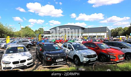 Arnold Clarke Store Site, Warrington - Gemini Retail Park, 610 Europa Blvd, Westbrook, Warrington, ENGLAND, GROSSBRITANNIEN, WA5 7TT Stockfoto