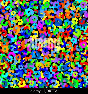 Farbtinte blots nahtlosen Hintergrund. Bekleidung maskiert mit Camo-Repeat-Druck Stock Vektor