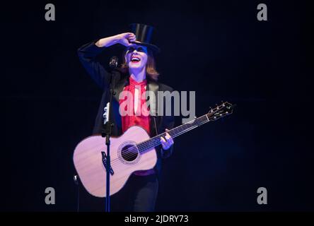 Suzanne Vaga in der Philharmonic Hall, Liverpool Stockfoto