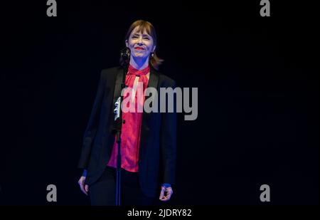 Suzanne Vaga in der Philharmonic Hall, Liverpool Stockfoto