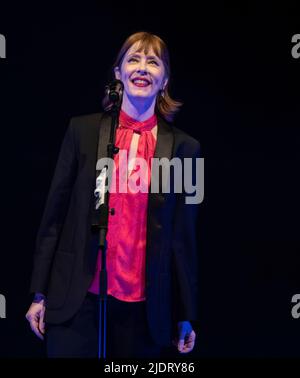 Suzanne Vaga in der Philharmonic Hall, Liverpool Stockfoto