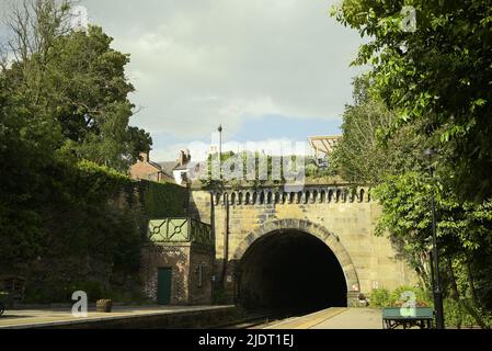 Bahnhof Knaresborough Stockfoto