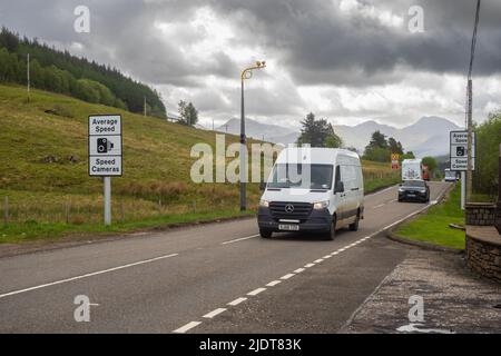 19.05.2022 Tyndrum, Stirling, Schottland, UK. Blick durch die schottischen Highlands Stockfoto