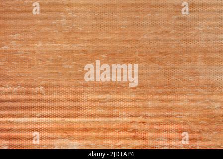 Rote Ziegel Wand Hintergrund. Stockfoto