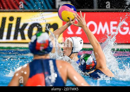 Budapest, Ungarn. 22.. Juni 2022. AVEGNO Silvia ITAItalien gegen Ungarn Wasserball-Weltmeisterschaft der Frauen FINA 19. Budapest 2022 Budapest, Alfred Hajos Complex 22/06/22 Foto Andrea Masini/Deepbluemedia/Insidefoto Credit: Insidefoto srl/Alamy Live News Stockfoto