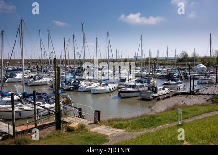 Tollesbury Marina Stockfoto