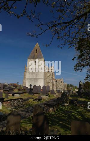 Llaneilian Church, Llaneilian, Amlwch, Anglesey, North Wales. Stockfoto