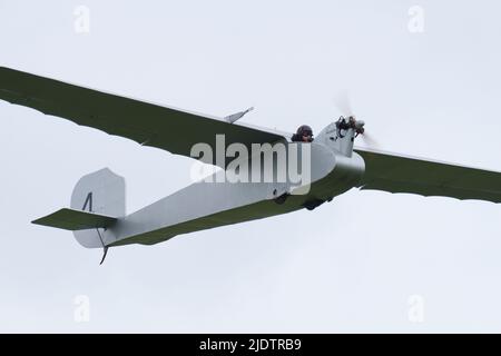 English Electric, Wren, G-EBNV, at Old Warden, Bedfordshire, Stockfoto