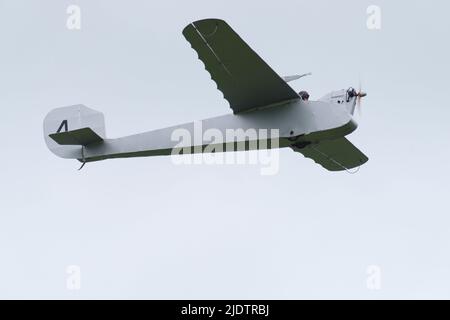 English Electric, Wren, G-EBNV, at Old Warden, Bedfordshire, Stockfoto