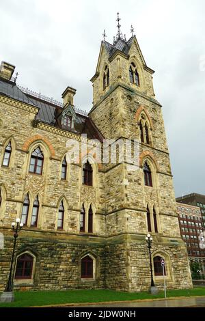 WESTERN Departmental Building, Édifice administratif de l'ouest, West Block, Parliament Hill, Ottawa, Ontario, Provinz, Kanada, Nordamerika Stockfoto