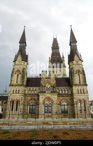 WESTERN Departmental Building, Édifice administratif de l'ouest, West Block, Parliament Hill, Ottawa, Ontario, Provinz, Kanada, Nordamerika Stockfoto