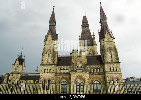 WESTERN Departmental Building, Édifice administratif de l'ouest, West Block, Parliament Hill, Ottawa, Ontario, Provinz, Kanada, Nordamerika Stockfoto