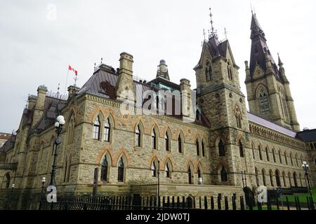 WESTERN Departmental Building, Édifice administratif de l'ouest, West Block, Parliament Hill, Ottawa, Ontario, Provinz, Kanada, Nordamerika Stockfoto