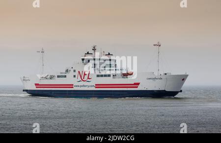 NORTHUMBERLAND FERRIES bietet Fährverbindungen zwischen Wood Islands, Prince Edward Island und Caribou, Nova Scotia, AN. JUNI 2021 Stockfoto