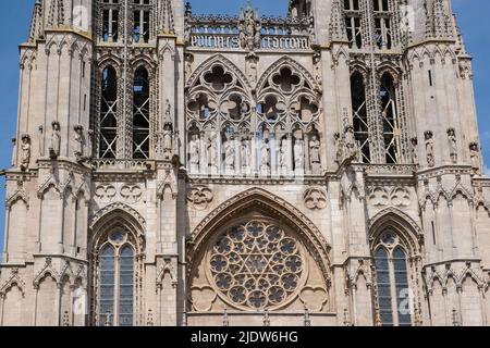 Spanien, Burgos. Kathedrale Santa Maria, im gotischen Stil, ein Weltkulturerbe. Stockfoto