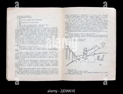 Der kleine Prinz (französisch: Le Petit Prince) ist eine Novelle von Antoine de Saint-Exupéry, die 1960 in der UdSSR erschien. Stockfoto