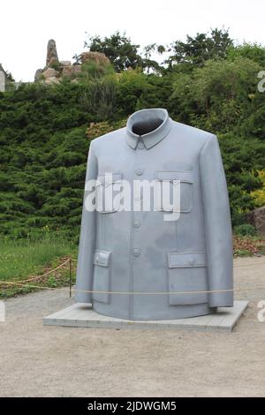 Kiew, Ukraine - 23. Juni 2012: Kiewer Skulpturenprojekt. Legacy Mantle von Sui Jianguo Stockfoto