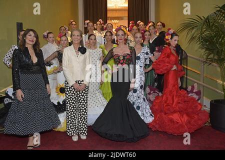Madrid, Spanien. 23.. Juni 2022. Infantin Elena de Borbon bei den Flamenco Awards während der Simof 2022 in Madrid am Donnerstag, den 23. Juni 2022. Quelle: CORDON PRESS/Alamy Live News Stockfoto
