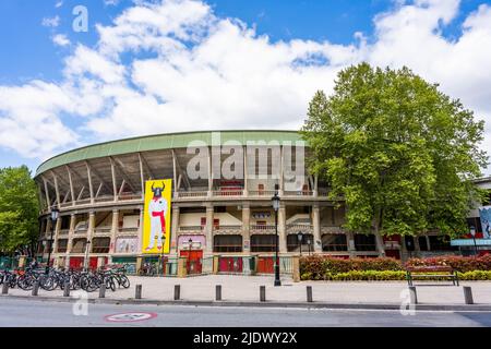 Pamplona, Spanien - Mai 6. 2022 - Stadion der Stierkämpfer in Pamplona Stockfoto