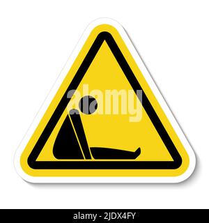 Symbol für engen Raum auf weißem Hintergrund isolieren, Vektorgrafik EPS.10 Stock Vektor