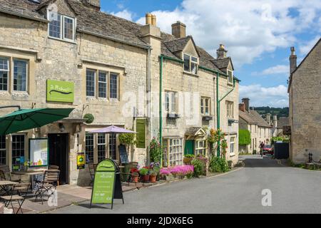 St Michael's Restaurant, Victoria Street, Painswick, Gloucestershire, England, Vereinigtes Königreich Stockfoto