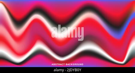 Abstrakte flüssige Farben Hintergrund.Abstract Creative Concept Vektor mehrfarbigen unscharfen Hintergrund Stock Vektor