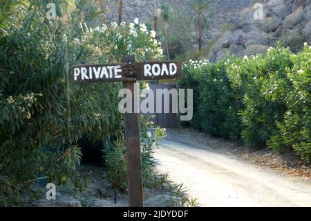 Palm Springs, California, USA 11.. Juni 2022 Eine allgemeine Sicht auf die Atmosphäre der Schauspielerin Suzanne Somers ehemaliges Zuhause am 11. Juni 2022 in Palm Springs, Kalifornien, USA. Foto von Barry King/Alamy Stockfoto Stockfoto