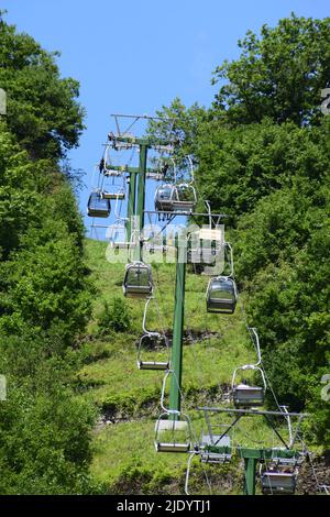 Sessellift in Cochem Stockfoto