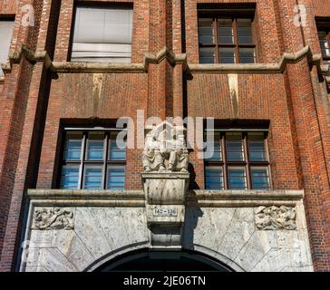 Ullsteinhaus Berlin, ehemaliger Sitz des Ullstein-Verlages, Expressionismus, Schöneberg-Tempelhof, Berlin, Deutschland Stockfoto