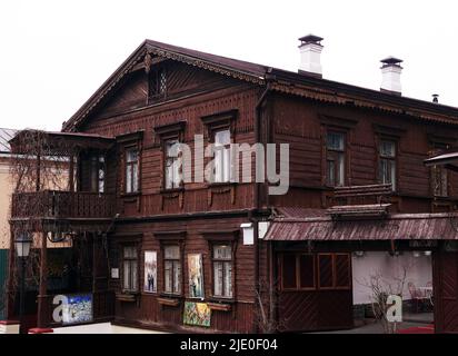 Kiew, Ukraine 7. November 2019: Luftaufnahme Gebäude und Viertel der Hauptstadt der Ukraine, Kiew Stockfoto