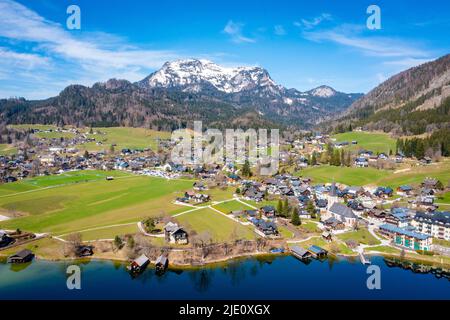 Altausseer See Altausseer See im Salzkammergut in Österreich. Stockfoto